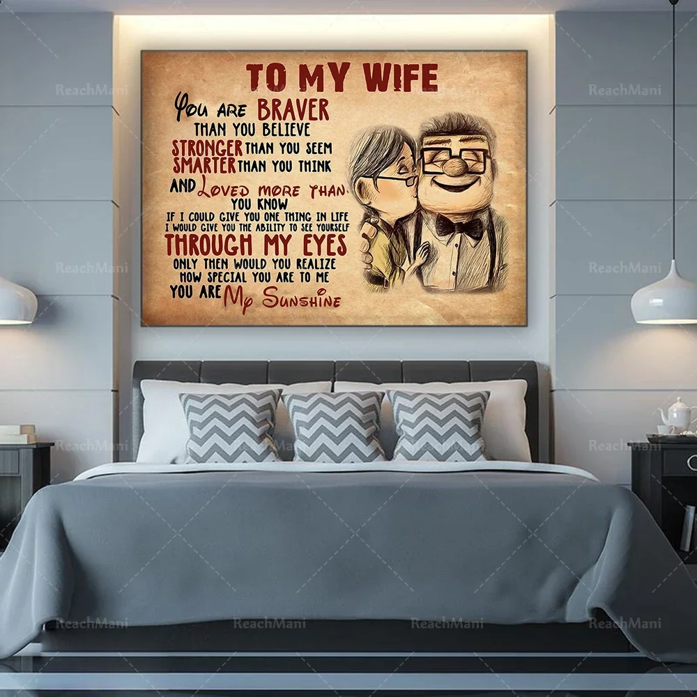 

Poster for my wife Wedding gift for your wife