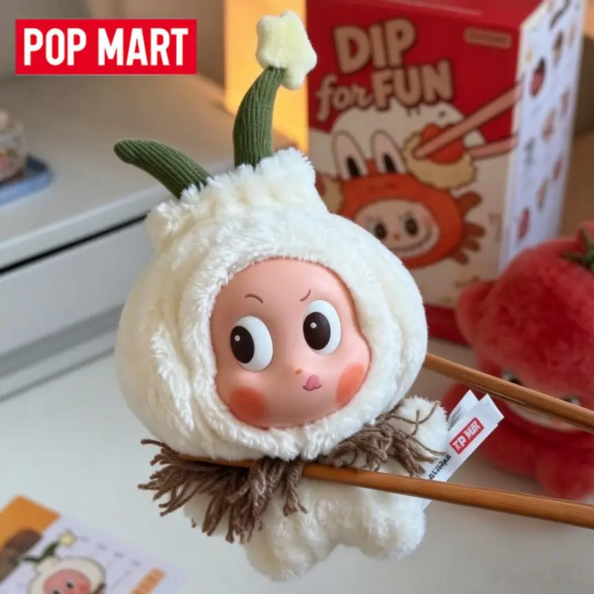 POP MART DIP FOR FUN Series Plush Pendant Surprise Mystery Box Genuine Figurines Home Decor Collectible