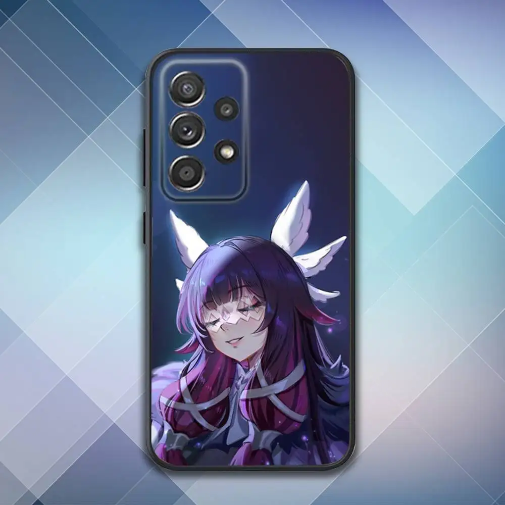 Custodia per telefono G-Genshin Impact Columbina per Samsung S25, S24, S21, S22, S23, S30, Ultra, S20, Plus, Fe, Lite, Note, 10.9,5G Cover nera