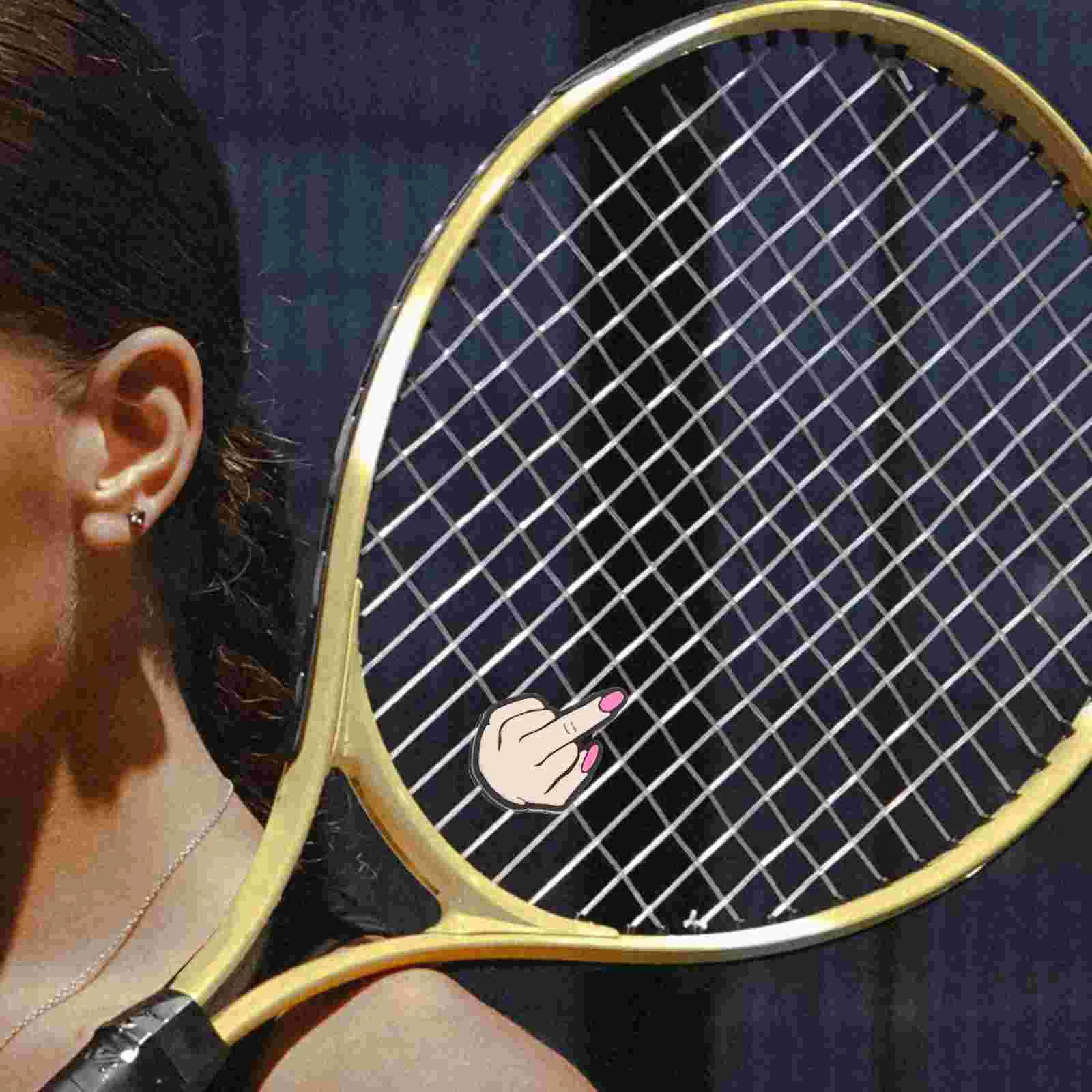 4 Pcs Tennis Racket Shock Absorber Shocks Balls Small Dampener Shocking Silicone Damper Accessories Piece Set