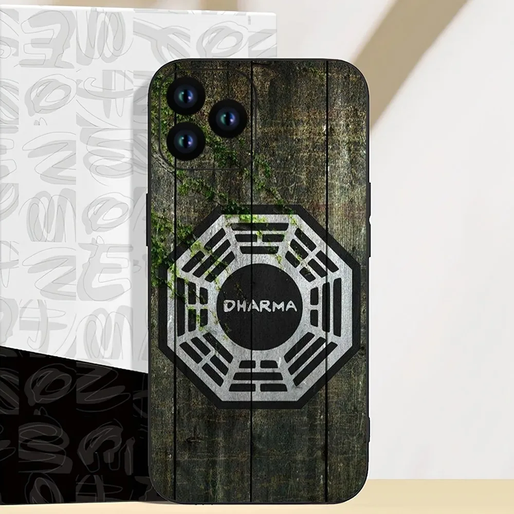 Lost Tv Dharma Phone Case For iPhone 11 12 13 14 15 Mini Pro XS Max X S Plus XR Shell