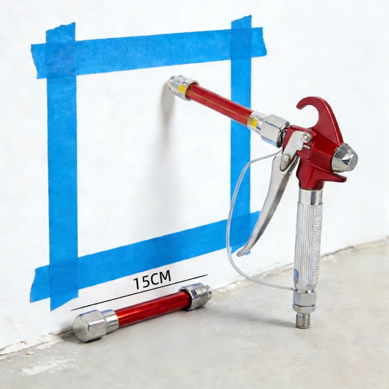 Extension Rod for Pneumatic Paint Sprayer with Built-in Filter Cartridge, Easy to Install and Remove