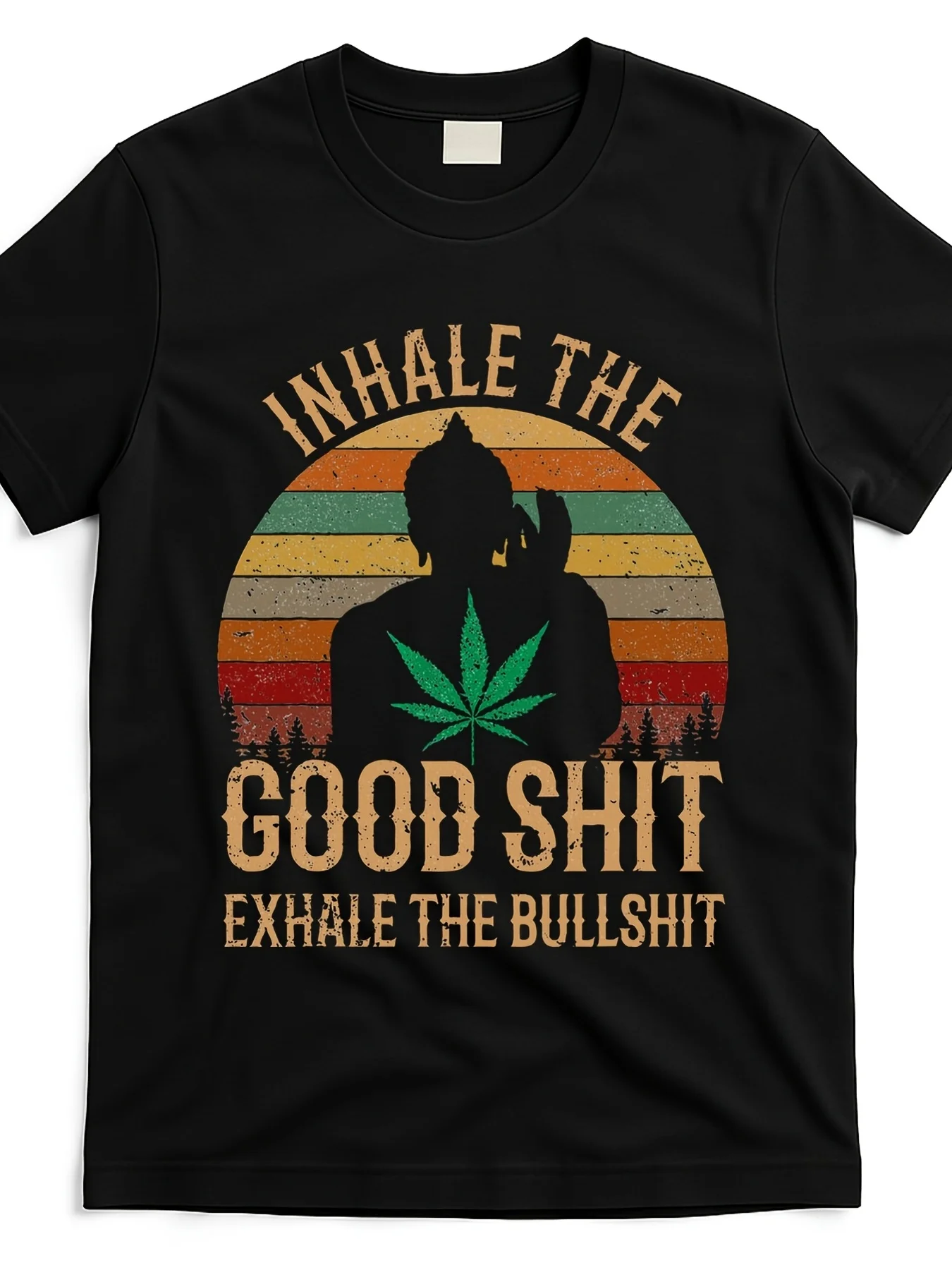 

Insane Cat Posse Halloween T-Shirt - Black Summer Casual Tee