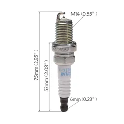 Universal Iridium 1.3L BKR6EIX-11 Electric Spark Plug 14mm Iraurita Spark For Volkswagen Bora Sagitar Buick Auto Car