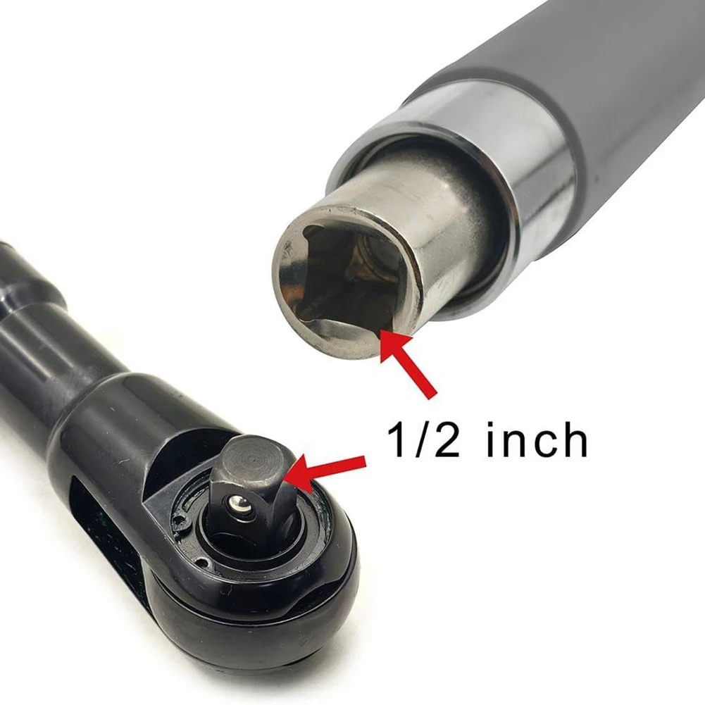 

Impact Wrench Extension Rod Auto Repair Tool with 4 Socket Adapter and 1/2 Inch Drill Adapter Electric Ratchet Wrench for Garage