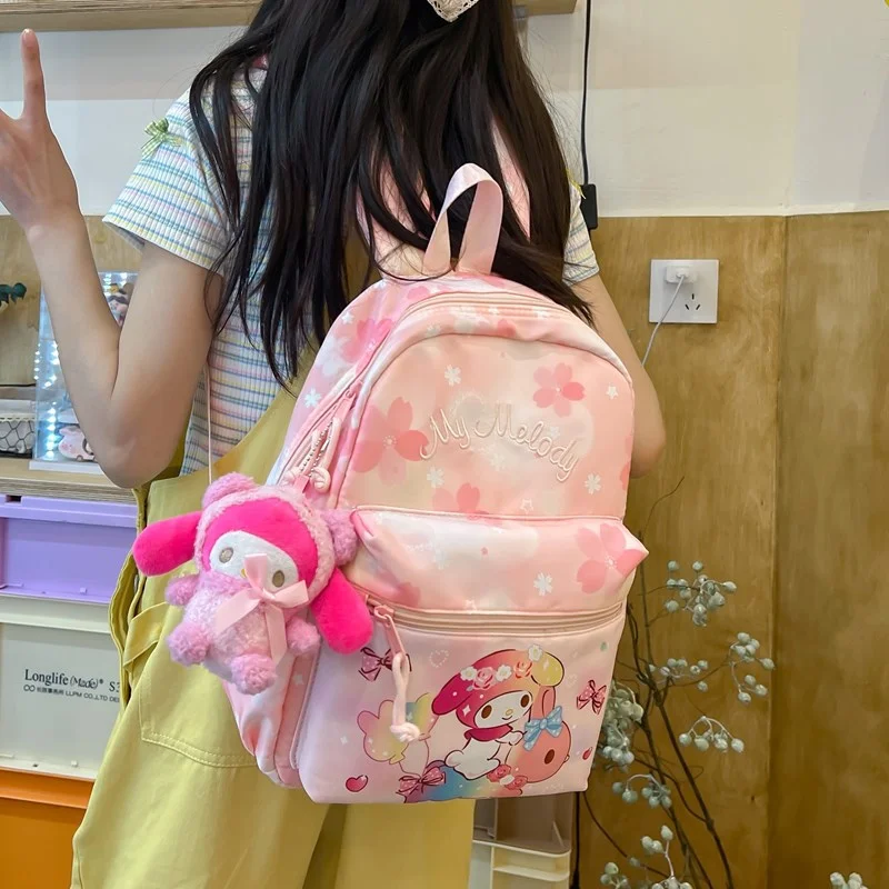 Sanrio New Clow M Student Schult asche niedlichen Cartoon wasserdicht schmutz abweisend leicht und große Kapazität Rucksack