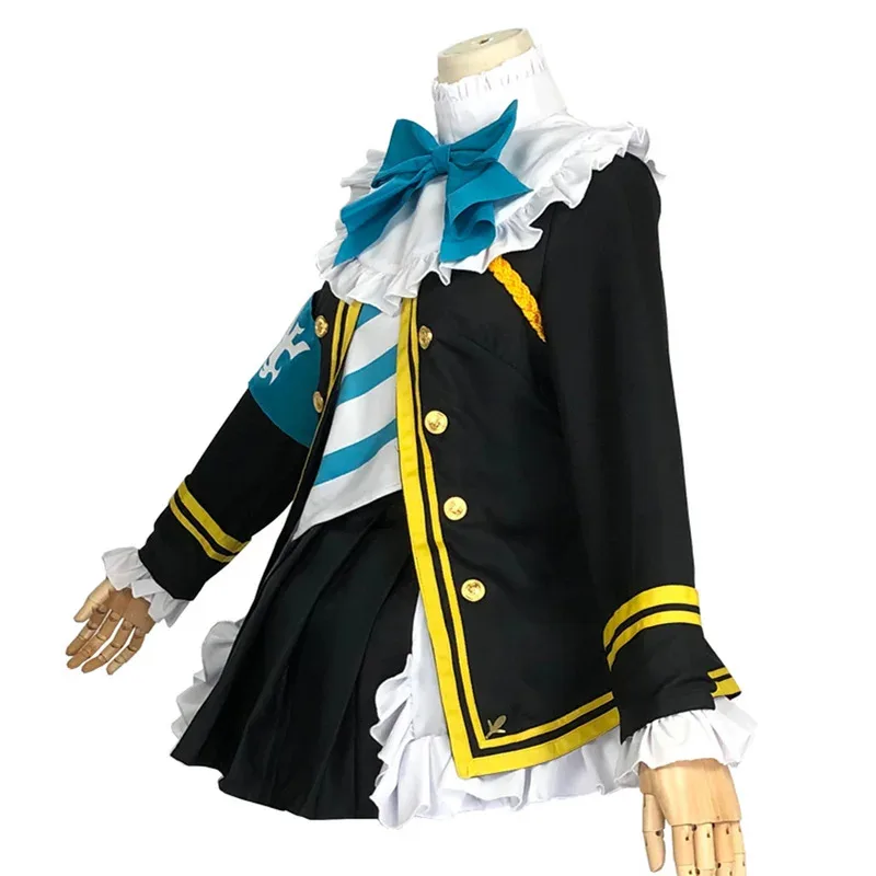 

qq34Hemixush Anime Pretty Derby Cosplay Mejiro McQueen Costume Full Set Female Uniform Party Suit