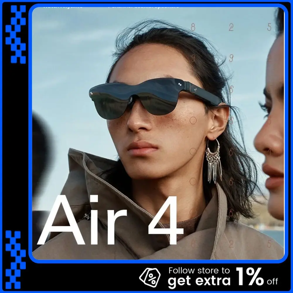 

Умные AR-очки RayNeo Air 4, головной телевизор, первые очки HDR10 с поддержкой iPhone 17, портативные XR-устройства для просмотра фильмов HD