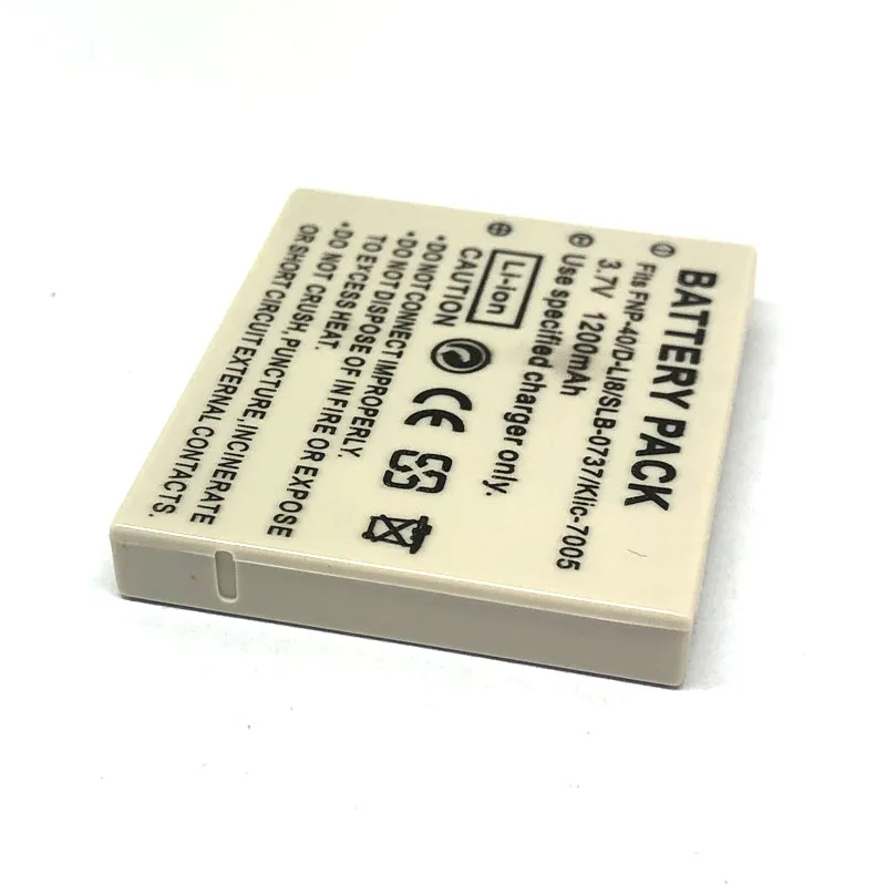 FNP40 NP 40 Battery for FUJIFILM NP-40 NP-40N KODAK KLIC-7005 PENTAX D-LI8 D-Li85 SAMSUN SLB-0737 SLB-0837 BENQ DLI-102