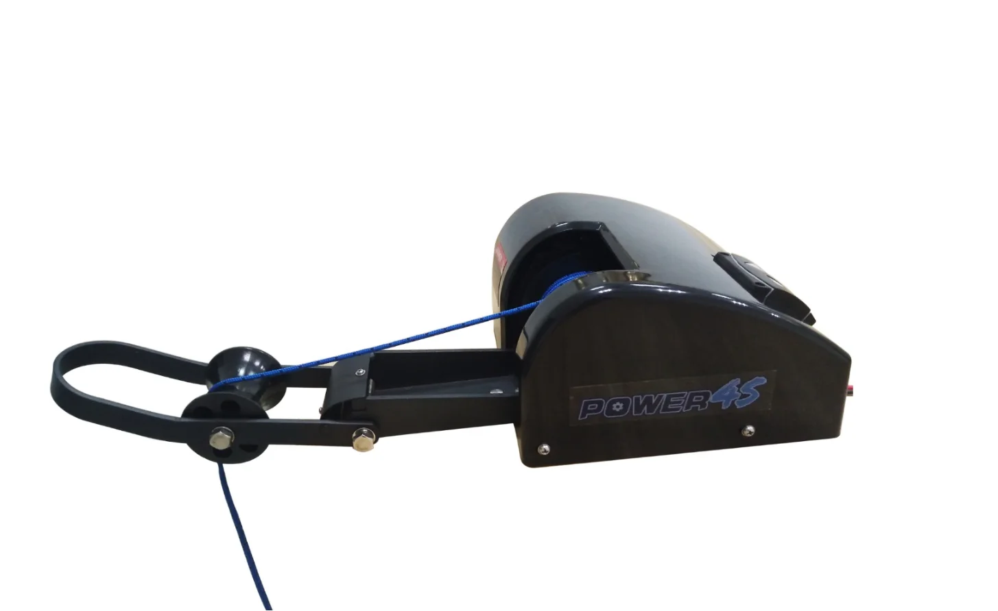 12V elektrische standaard ankerlier voor zoetwater 35LBS zwarte marinebootjacht