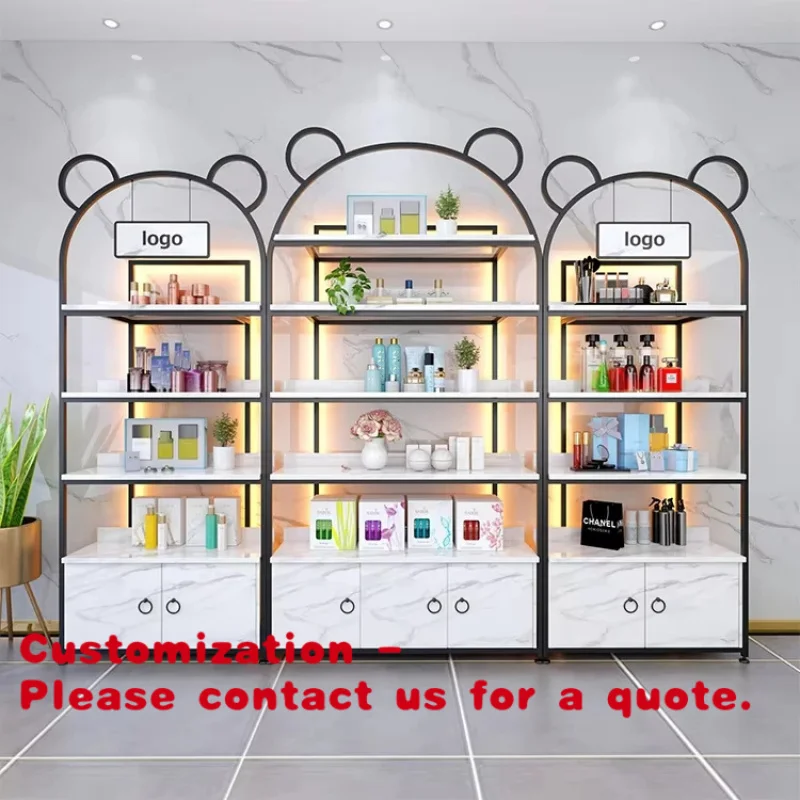 

Customize.Custom Size Display Retail Store Beauty Products LED Showcase Nail Polish Cosmetic Display Cabinets Business