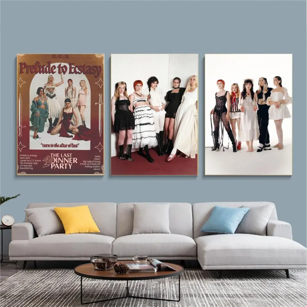 band T-The Last Dinner Party-Y Painting Calligraphy Nature Inspired Artwork for Living Room  Home Decoration