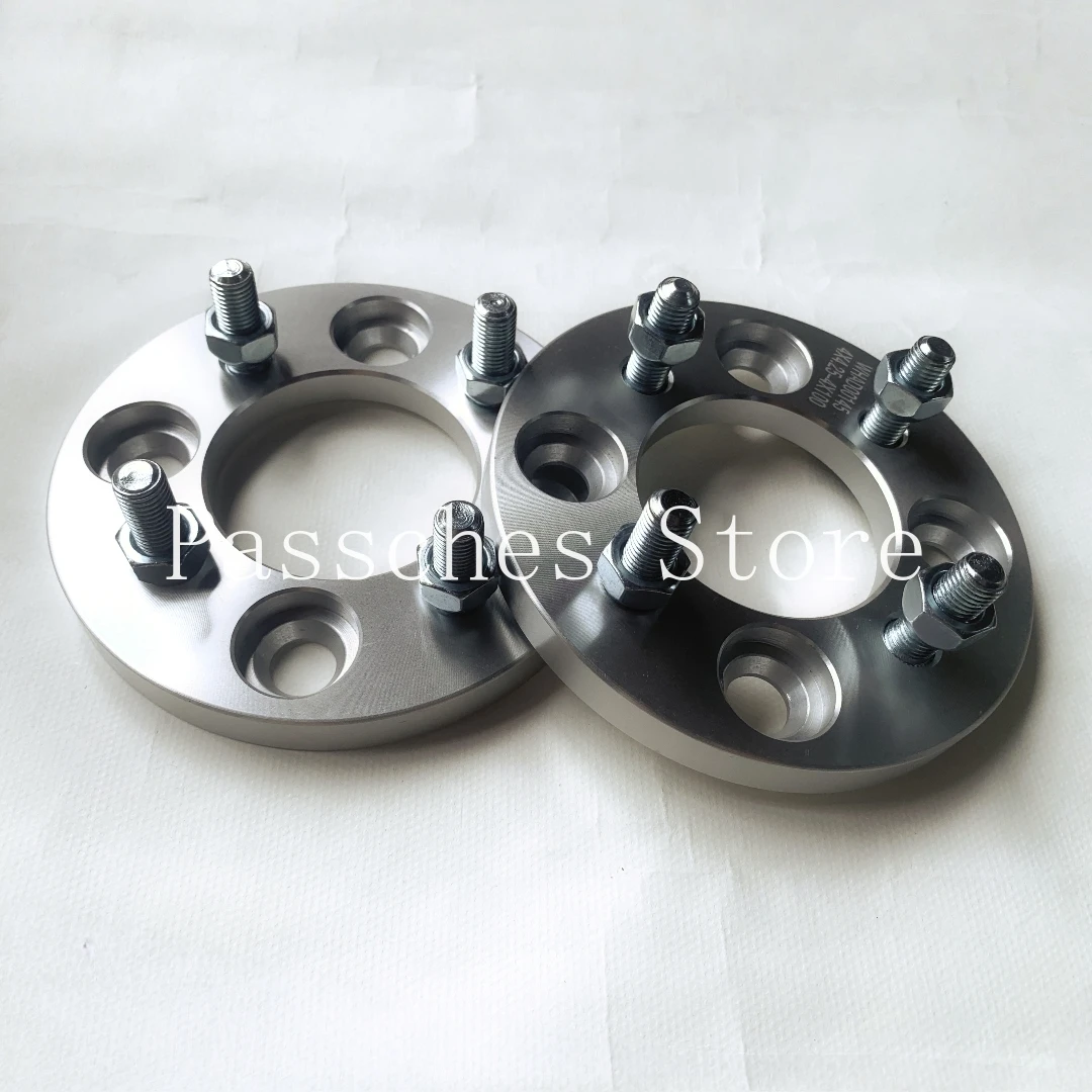2pcs 20mm Convert Wheel Adapters PCD 4x100/4x114.3 to 4x108 CB 71mm Lug Studs M12x1.5