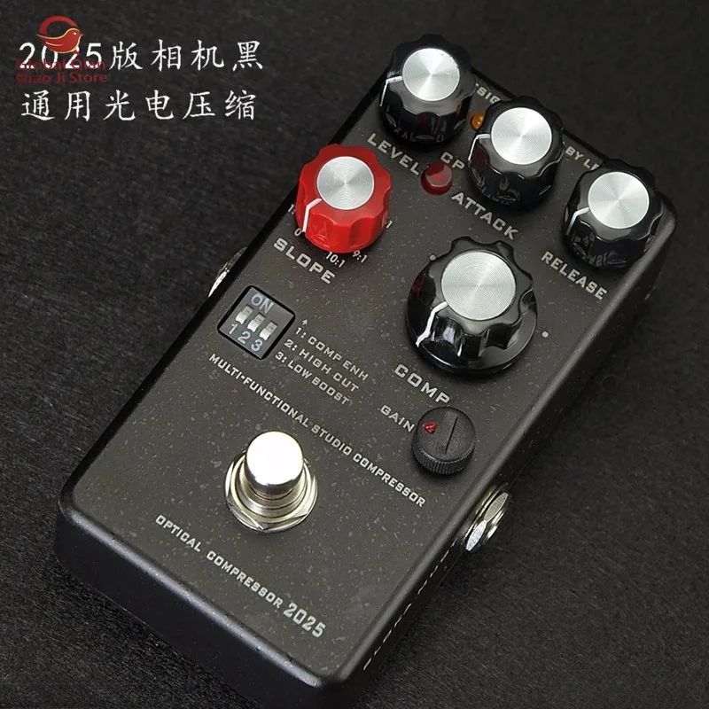 2026 Version Wine Red Electric Guitar and Bass Compressor Pedal Multifunctional Studio Universal CPB Optical Compressor