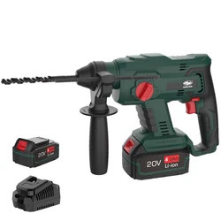 Industrial 21v lithium-ion battery drives rotary electric hammer cordless drill with hammer cordless percussion drill