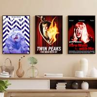 F-Fire Walk with Me Poster Self-adhesive Art Waterproof Paper Sticker Coffee House Bar Room