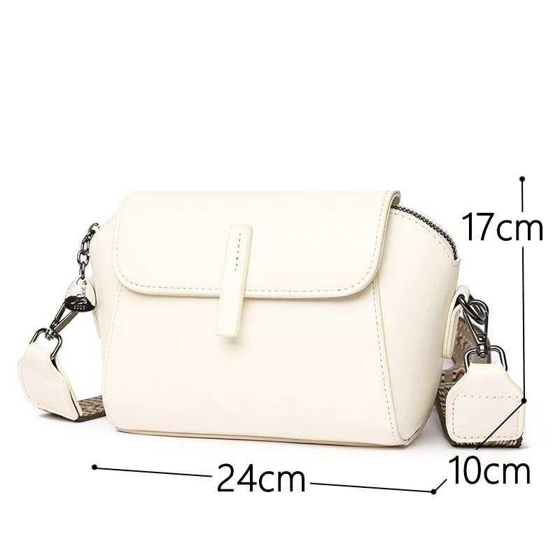 2024 New High Quality Soft Leather Women\'s Handbag Vintage Fashion Women Shoulder Bags Luxury Designer Female Crossbody Bag Sac