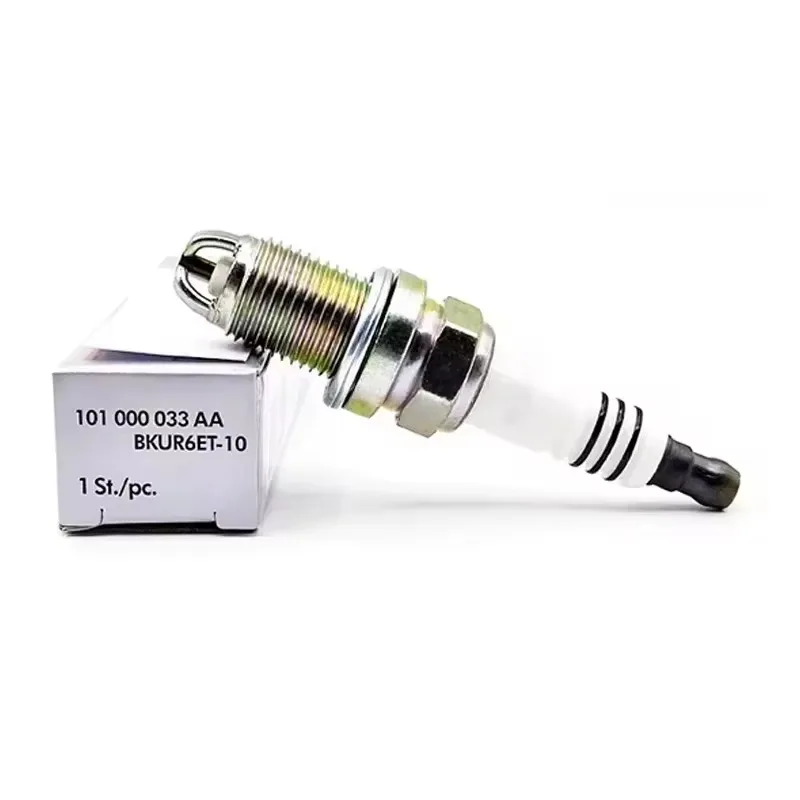

4pcs 101000033AA BKUR6ET10 Spark Plug for Skoda Superb VW Sharan Beetle Magotan Golf Audi A4 Seat Leon Ibiza 1.4L 1.8L 2.0 L