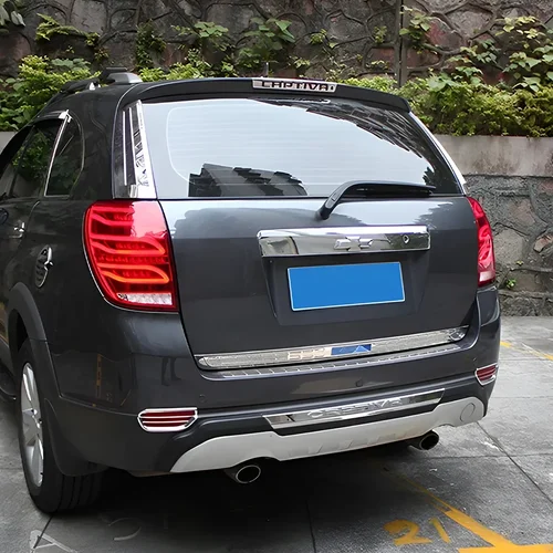 Chevrolet Captiva 2008-2017 용 자동차 미등 어셈블리 자동 후면 램프 업그레이드 LED 하이라이트 브레이크 라이트 도구 액세서리
