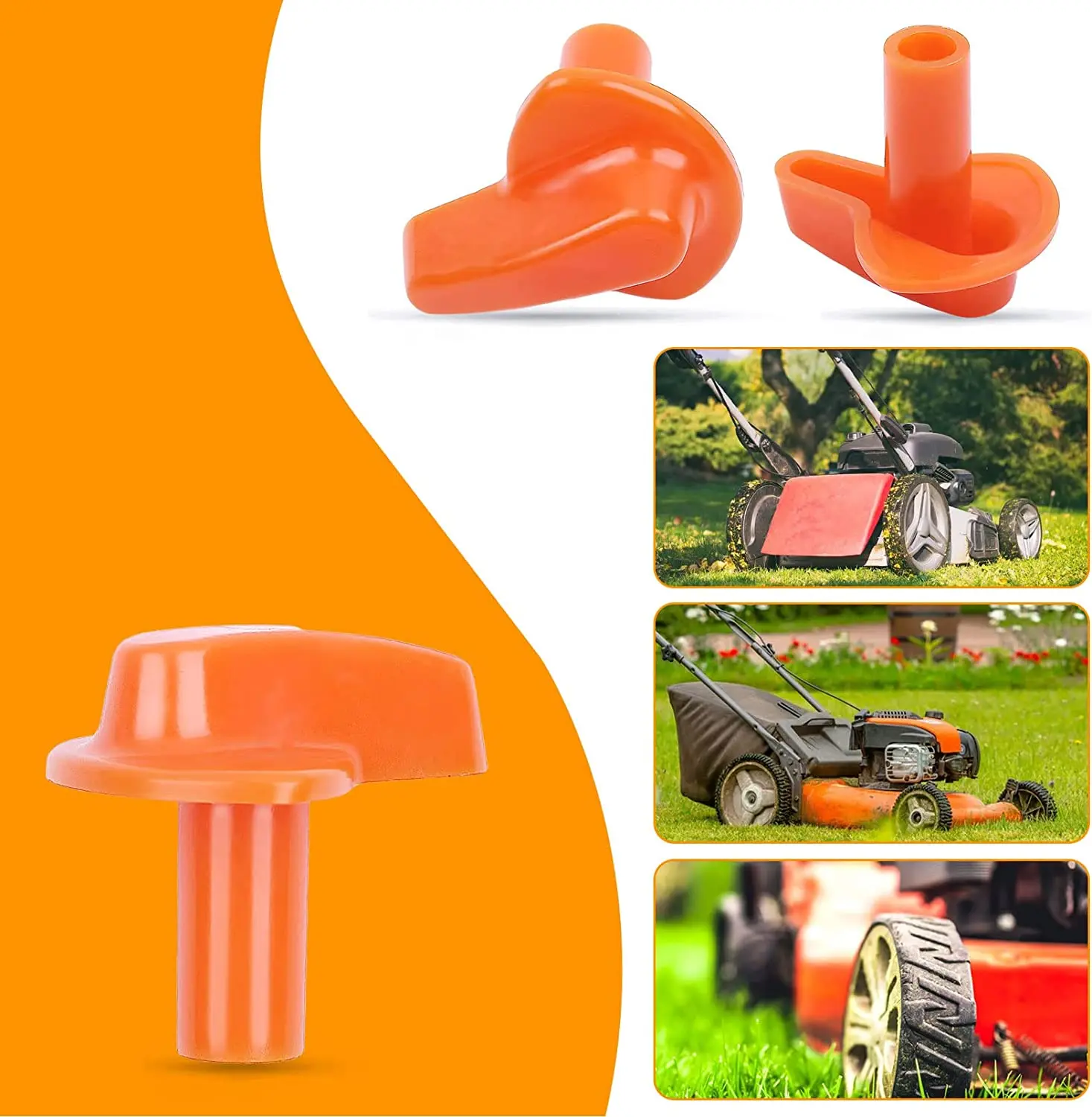2pc Choke Knob For Stihl FS55 FS80 FS85 FS83 FS87 FS90-Z HS85 HS86 Trimmer
