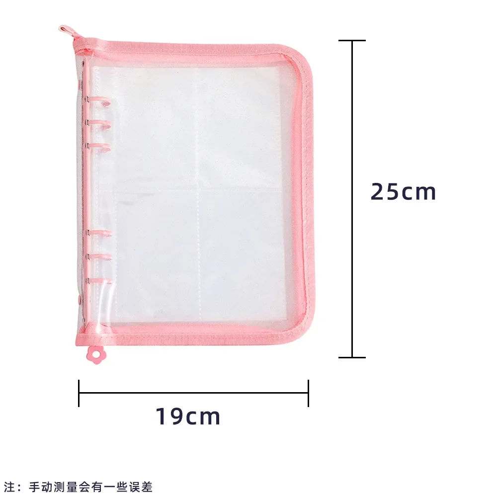 1pcs Zipper Photocard Binder DIY Photocard Collect Book Photo Card Album Scrapbook Photo Album Journal Notebook Card Binder