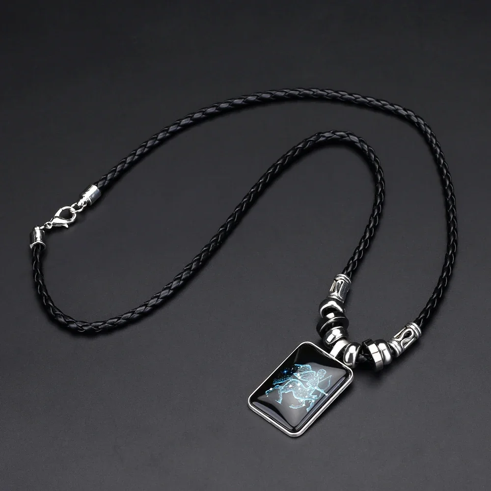 Collier pendentif personnalisé pour femme et homme, design constellation galAct, 12 signes du zodiaque, horoscope, STRATravelling, résine, 12 pièces