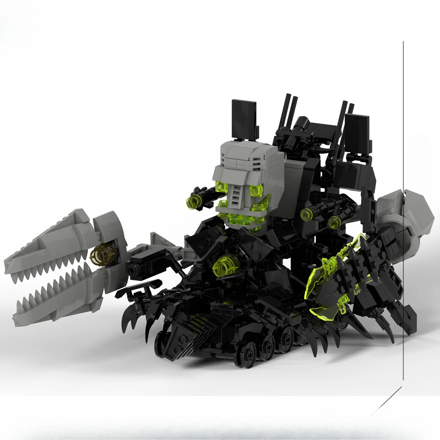 

Skibidi Туалет MOC Абстрактный робот Строительные блоки Совместимы с LEGO Giant G-MAN Танк Модель робота Кирпичи Игрушки