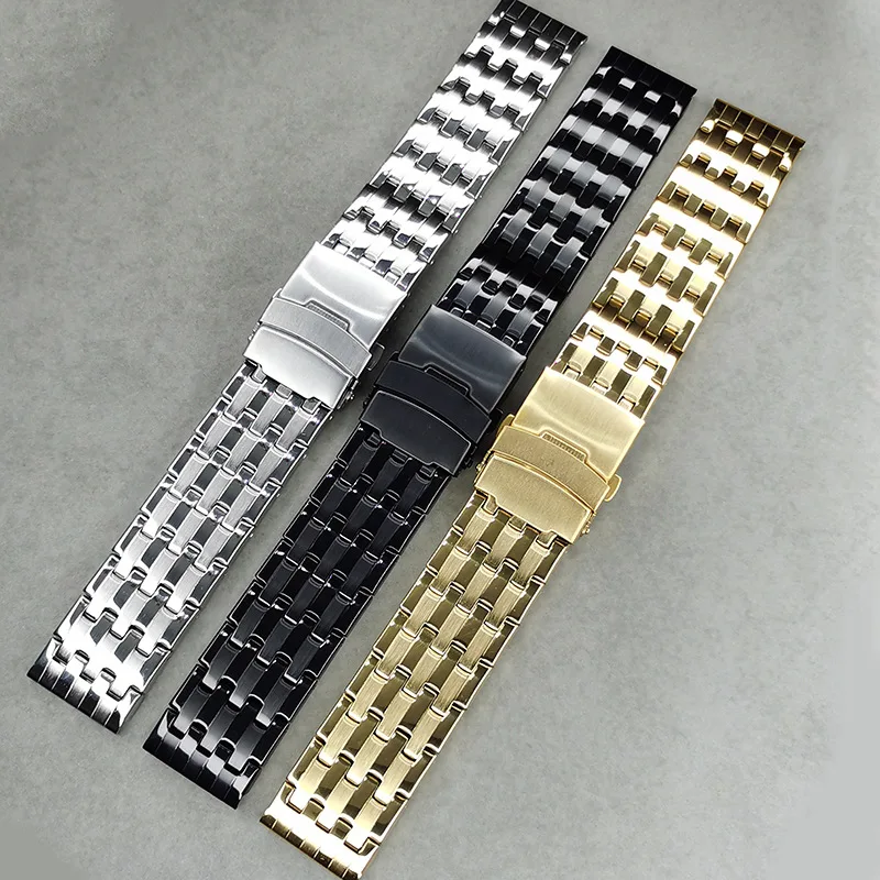 20mm 22mm New Stainless Steel Metal Watch Band Strap for Oris for Seiko SKX007 for Citizen Bracelet for Rolex Wrist Belt Iron