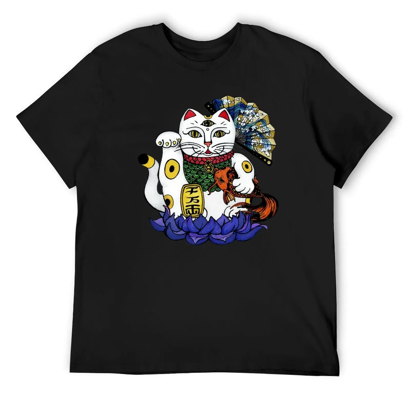 

Maneki Neko: Lucky Cat T-Shirt baggy shirts for a boy new edition men clothes