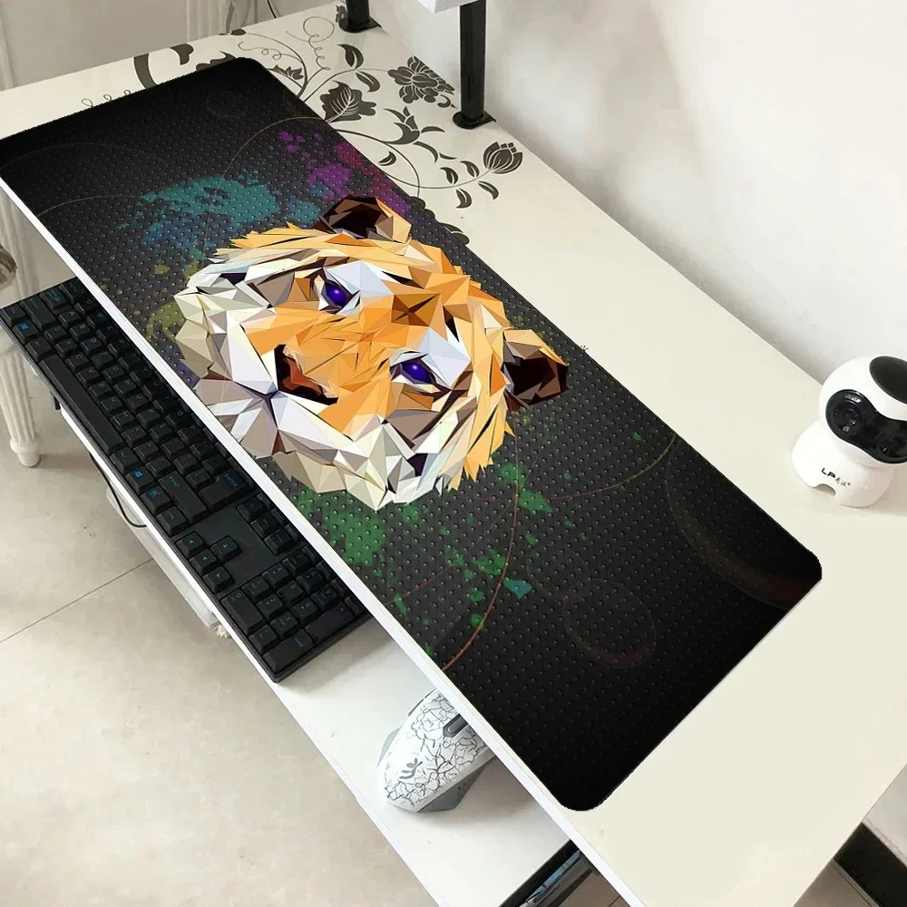 Facets Abstract Mousepad 800x300x4mm Low Poly Gaming Mouse Pad Gamer Mat Computer Desk Padmouse Keyboard Animal Play Mats