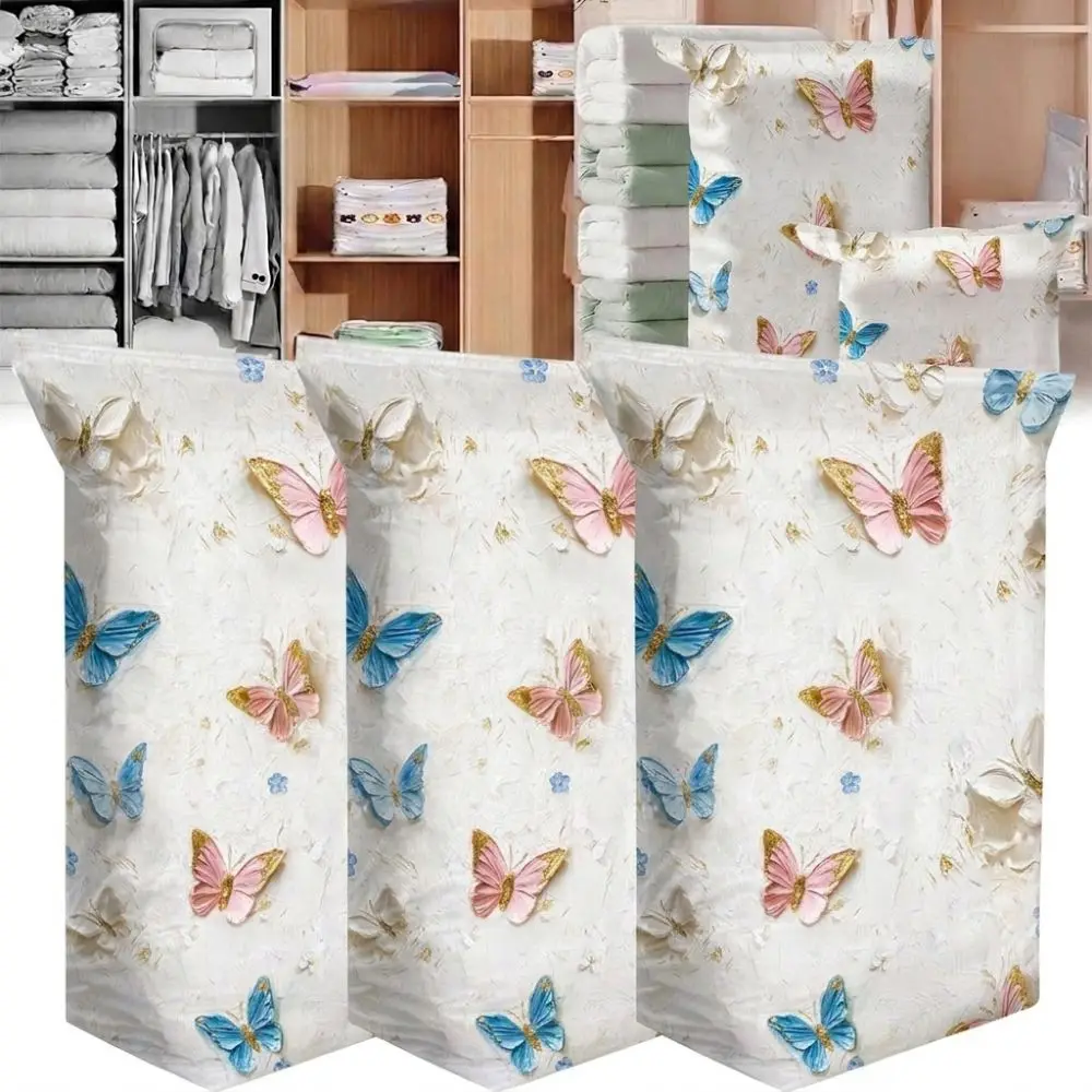 Thickened Vacuum Storage Bags Space Saving Reusable Cube Compression Bags Heavy Duty Winter Quilt Storage Bag Seasonal Storage