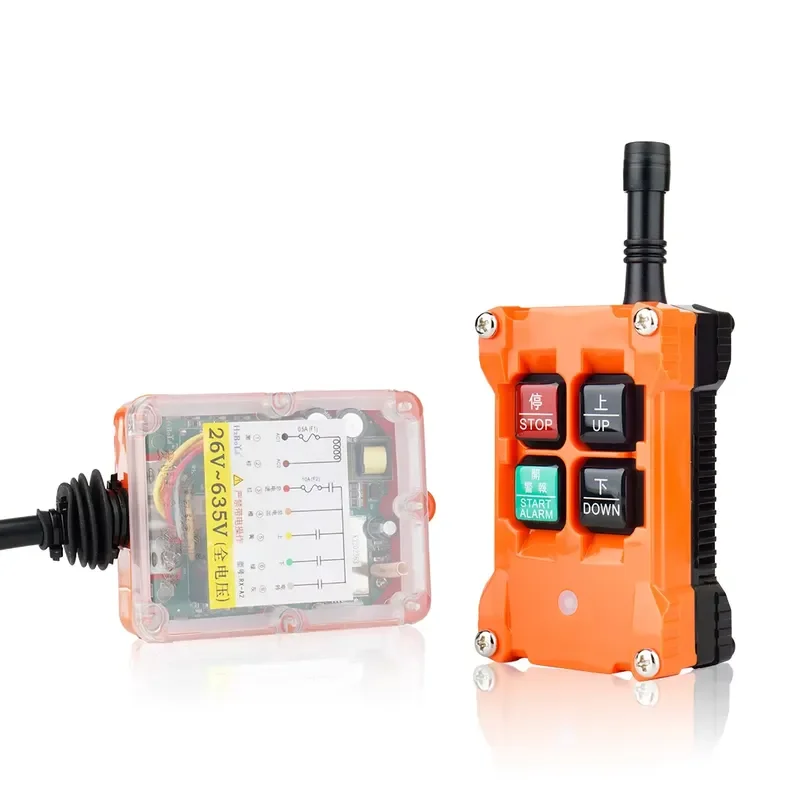 F21-2S 2 Button Single Speed Factory Hoist Wireless Industrial Remote Control Ip67 Waterproof Overhead Crane Truck