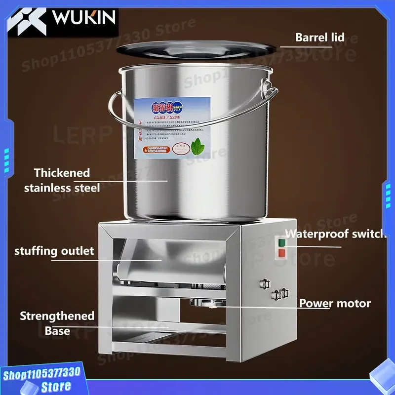 Electric Vegetable Chopper Fruit Grinder for Poultry Feed Processing Farm Animal Food Cutter Kitchen Appliance Home Use