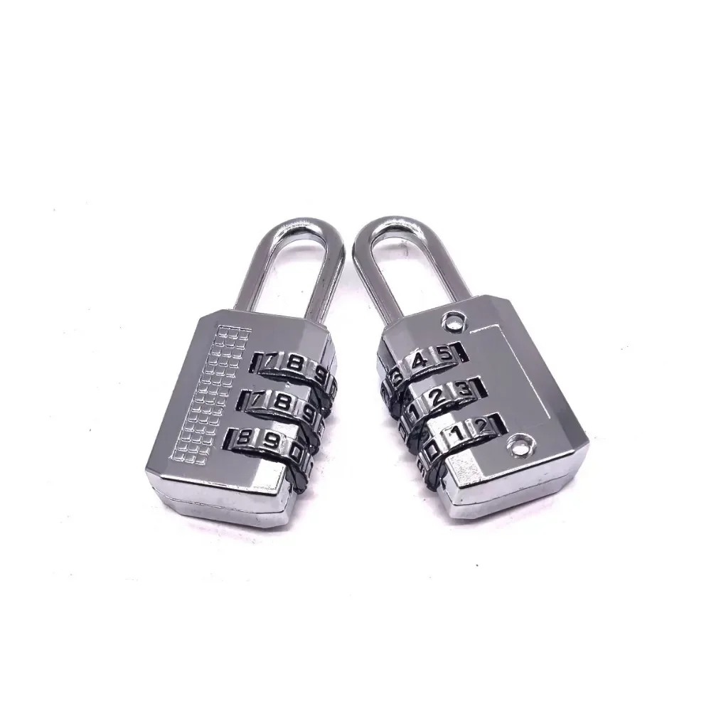 

Mini Alloy Padlock 3/4 Digit Dial Combination Password Code Number Lock Safety Travel Security Lock for Luggage Suitcase Drawer