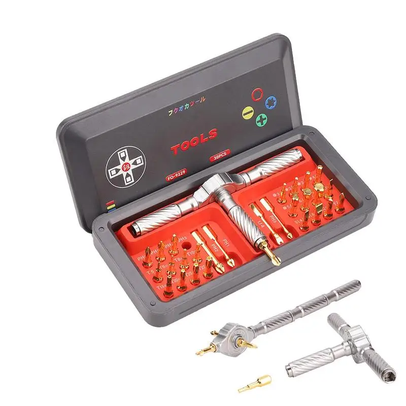 

Ratchet Screwdriver Set Universal Ratchet Screwdriver Bit With Magnetic Connecting Rod Rustproof Manual Tools Screwdrivers For