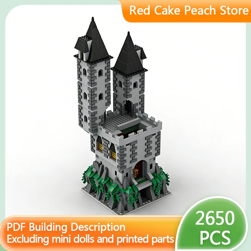 

Medieval Castle Model MOC Building Bricks Castle Keep Architecture Modular Technology Children Holiday Gifts Assemble Toys Suit