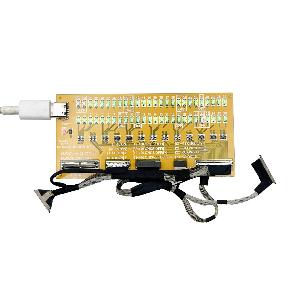 حقيقي Gimbal PTZ كابل ل DJI Mavic 3 برو/سين الطائرة بدون طيار إشارة نقل كابل كاميرا فيديو خط إصلاح سلك