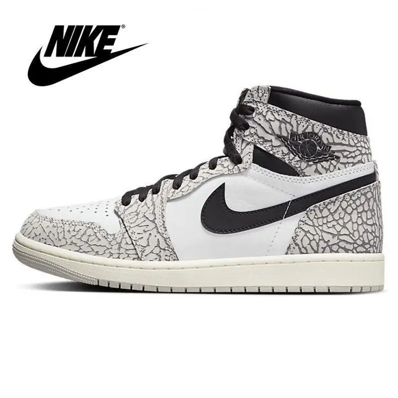 

Черные спортивные туфли Nike-Air Jordan Retro 1 One AJ1 High Shadow 2,0, женские и мужские кроссовки, Баскетбольная обувь OA