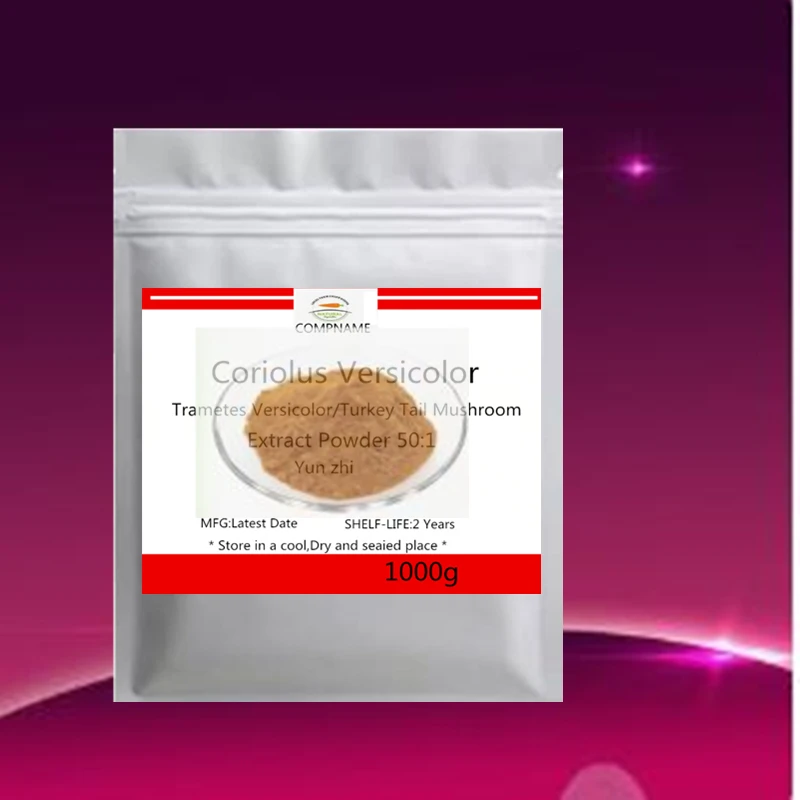 No,8867,Support Bulk Yunzhi Tu rkey-Tail Extract Raw Material Powder:Silver aluminum film bag multi-layer packaging