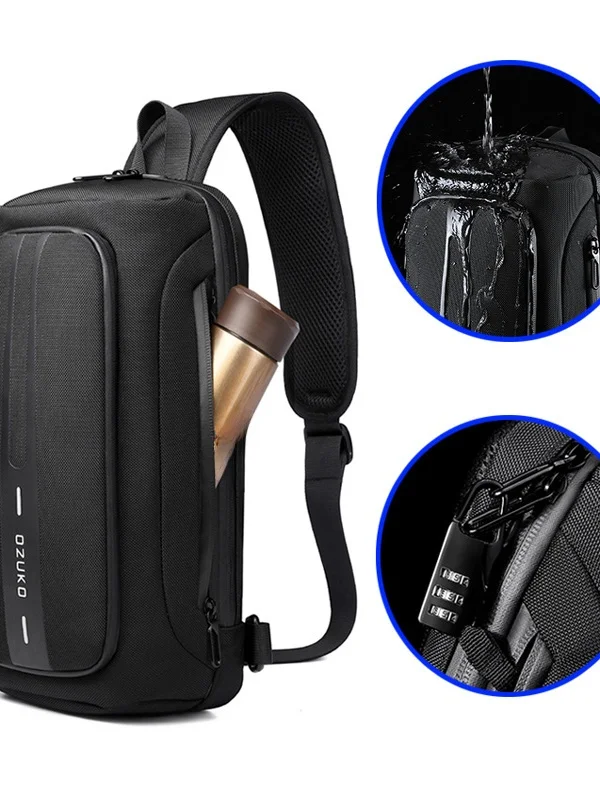 Waterproof Sport Crossbody Bag - usage example