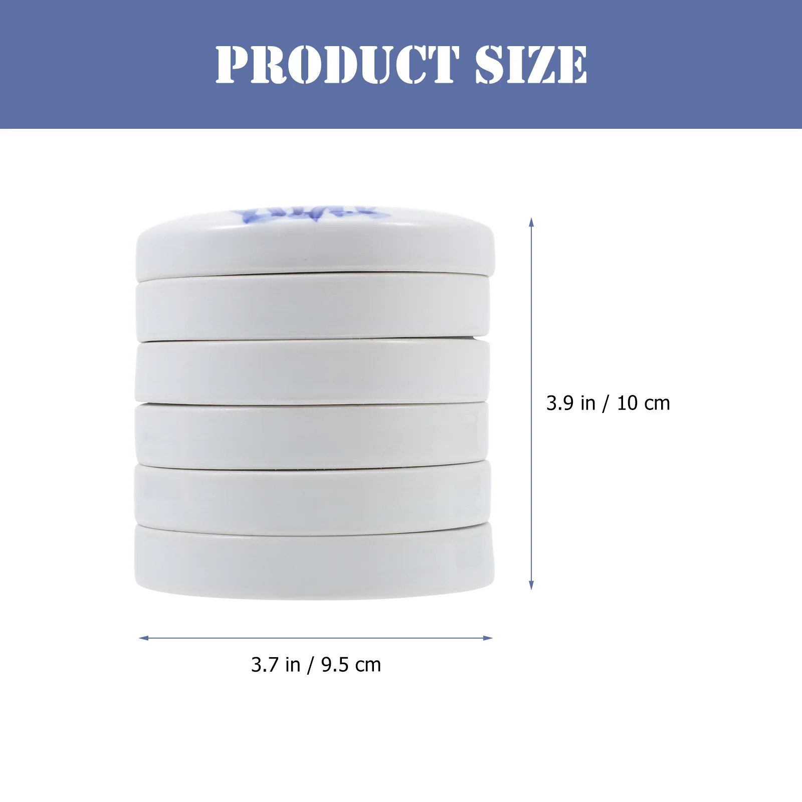 

Tray Porcelain Watercolor Dish Pallet with Lid Mixing Trays Ceramic Palette for White Paint