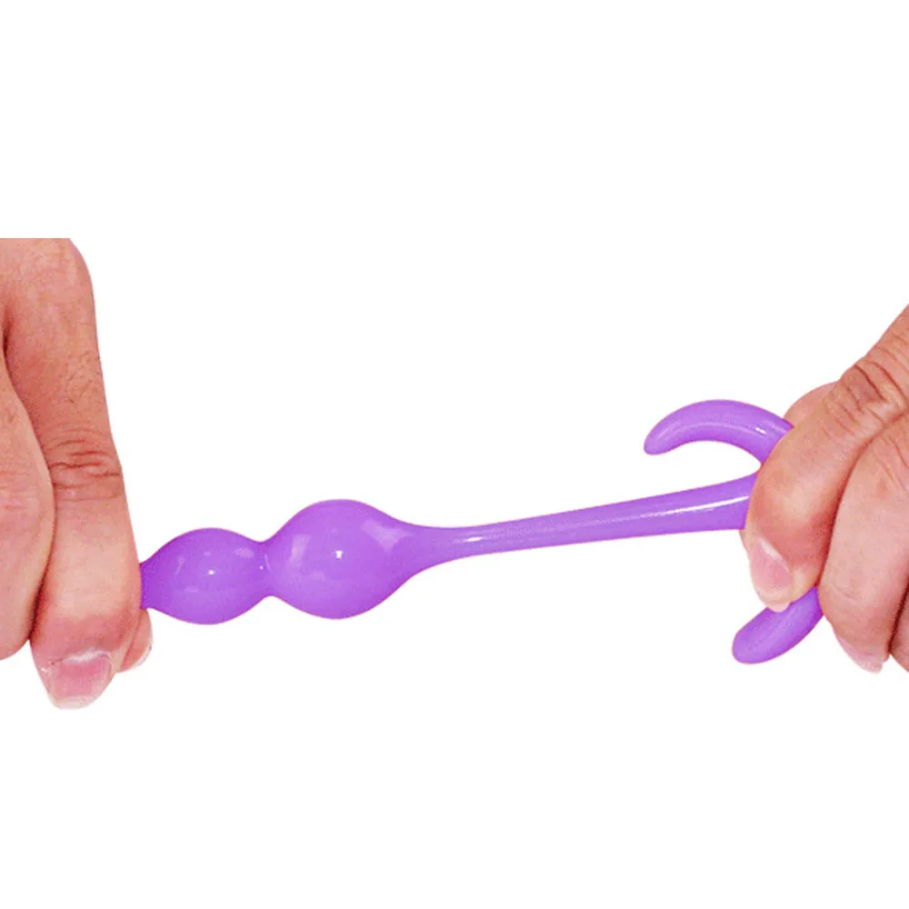 Tappi anali in Silicone morbido perline anali Dildo Butt Plug massaggio alla prostata tappo Sexy Unisex giocattolo adulto del sesso per uomini donne