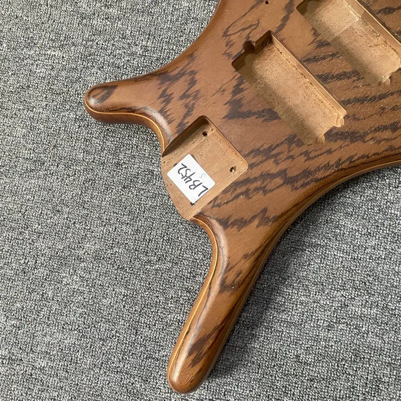 LB452 Active Bass Guitar DIY Bass Part Solid Mahogany+Solid Bocote for 5 or 6 String Electric Bass Replace - view 4