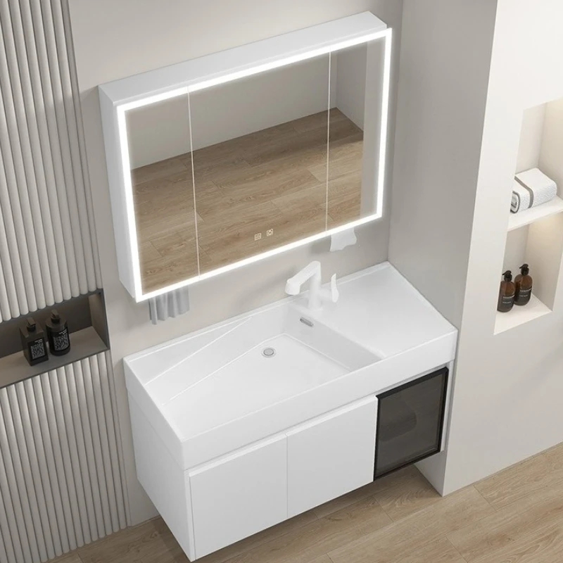 Lavabo, gabinetes De baño para casa De familia, diseño minimalista, gabinetes De baño De lujo, muebles para el hogar para interiores, Gabinete De Baño Lsysg