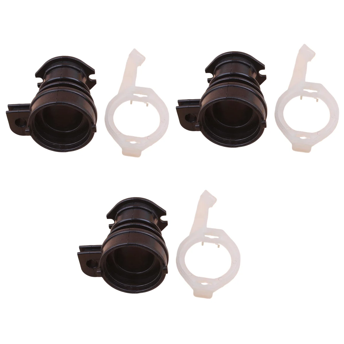 3Pcs Intake Inlet Manifold Boot w/ Support Clamp For HUSQVARNA 362 365 371 372 XP 372XP Chainsaw Parts