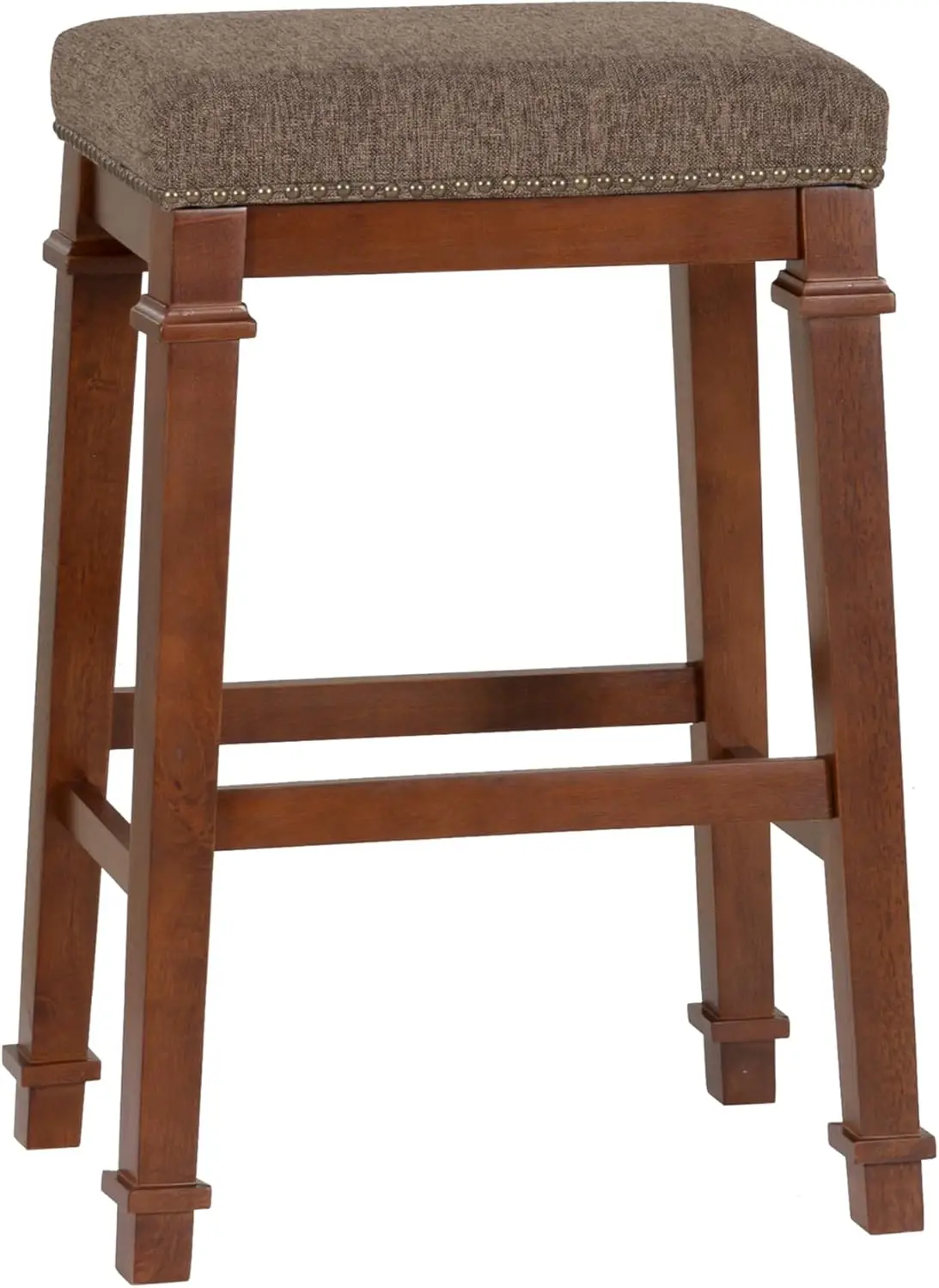 

Kennedy Backl Bar Stool, Brown Tweed