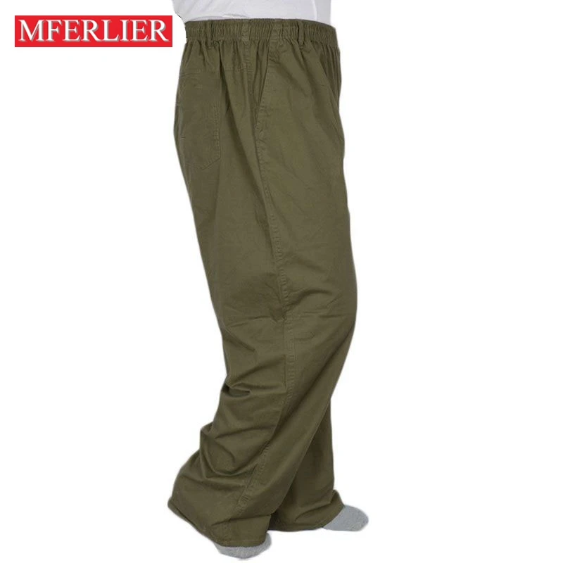 

Spring Summer Pants Men 13XL Waist 160cm 11XL 12XL Plus Size Loose Trousers