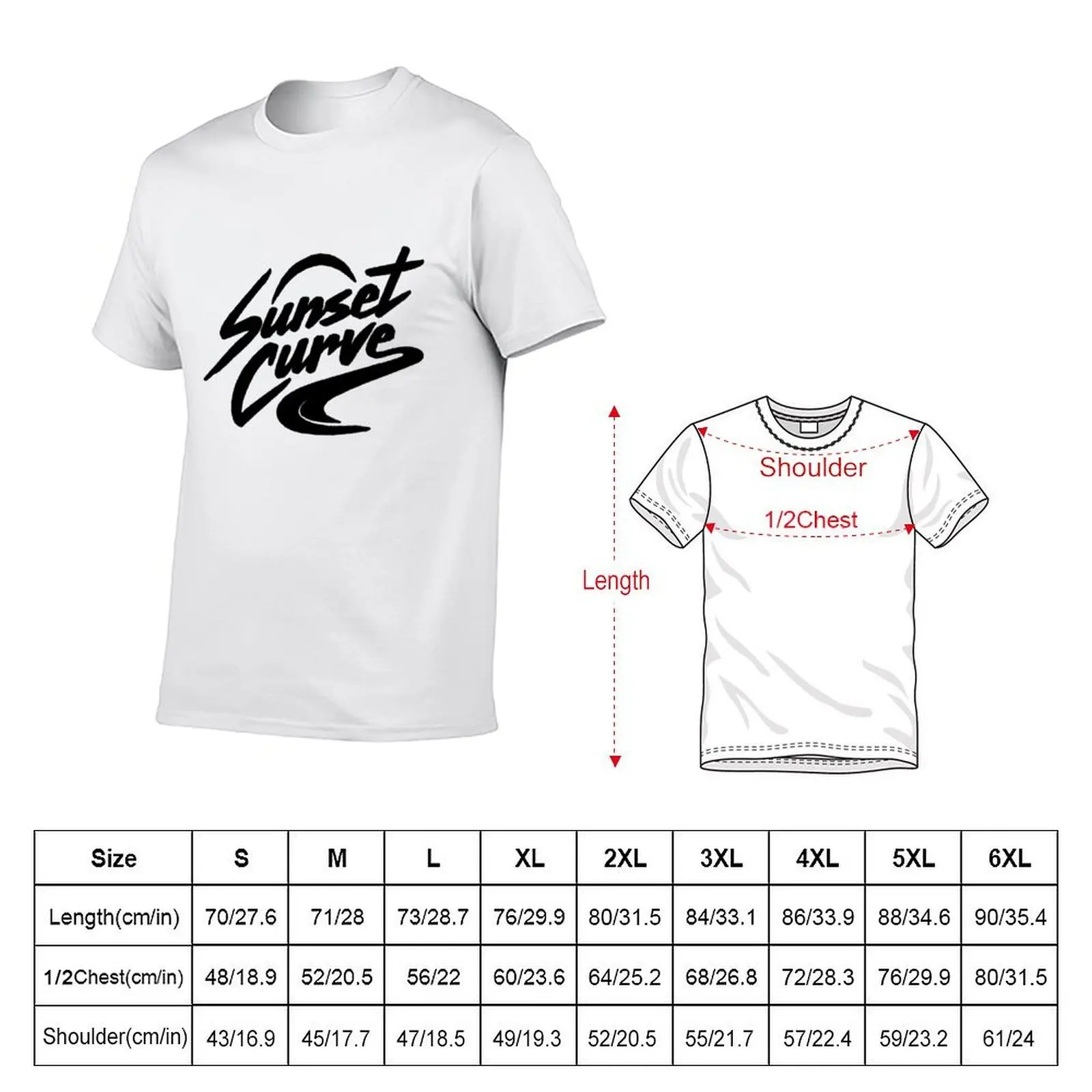 Sunset_Curve_logo_Men_gifts T-Shirt Louboutins quick-drying mens t shirts