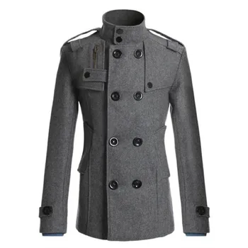 Men's Long Wool Overcoat 6 2026 New Men's Wool Overcoat Long Suit Men Woolen Windbreaker Man Woollen Coat Outer for Men Casual Wear Brand Mens Clothing 6