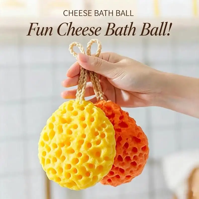 Soft And Cute Honeycomb-Textured Bath Sponge For Children – Foaming & Cleansing Household Bath Accessory